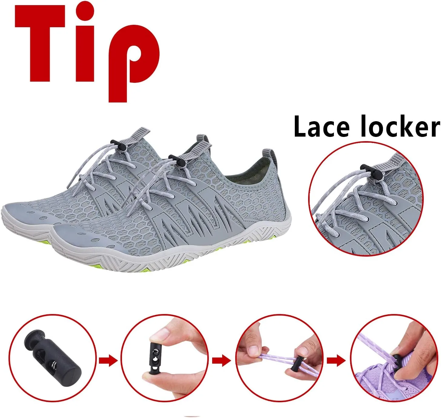 Water Shoes Mens Womens Quick Dry Barefoot Aqua Socks Diving Sports Shoes for Beach Swim Surf Pool Yoga Outdoor Trip