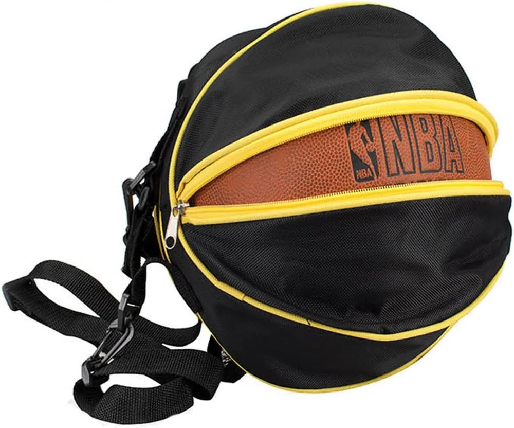 Waterproof Basketball Bag with Adjustable Shoulder Strap Portable Football Soccer Volleyball Carrier Holder