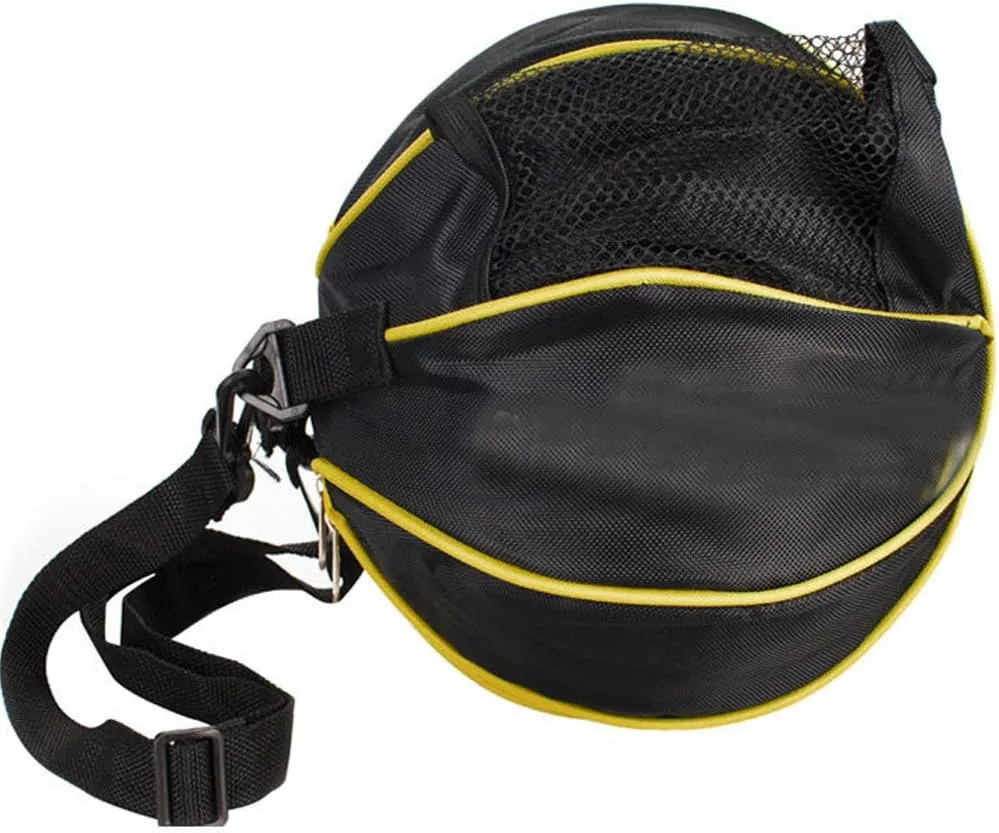 Waterproof Basketball Bag with Adjustable Shoulder Strap Portable Football Soccer Volleyball Carrier Holder