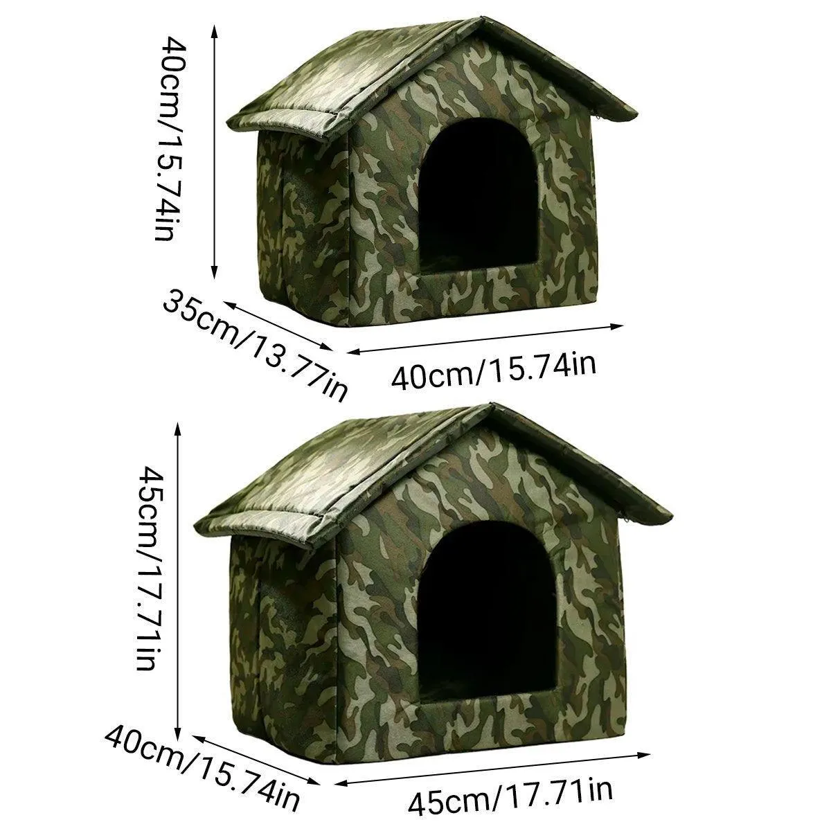 Waterproof Outdoor Cat Nest Stray Pet Hiding Nest Simple Dog House Shelter Bed