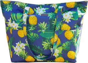 We We Large Canvas Straw Beach Pool Bag Waterproof Beach Tote Bags for Women Travel Shoulder Handbag