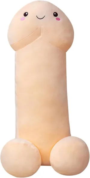Weird Pillow Hilarious Plush Unwrap The Laughter in Special Whimsical Comfort Joy Quirky Toy brown-80cm(31.4in)