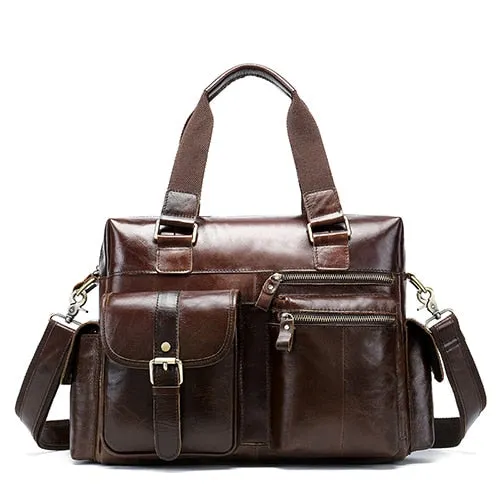WESTAL Travel Bag Hand Luggage Genuine Leather Foldable Travel Bag Suitcase Luggage Travelbags Duffle Bags Big/Weekend Bags 8537