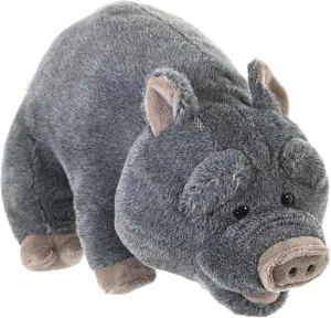 Wild Republic Potbelly Pig Plush, Stuffed Animal, Plush Toy, Gifts For Kids, Cuddlekins 12 Inches