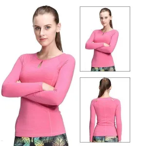 Women Compression Sport T-Shirt Running Mujer Deportivas Woman FitnessT-Shirt Running Women Clothes Long Sleeve Yoga Tops