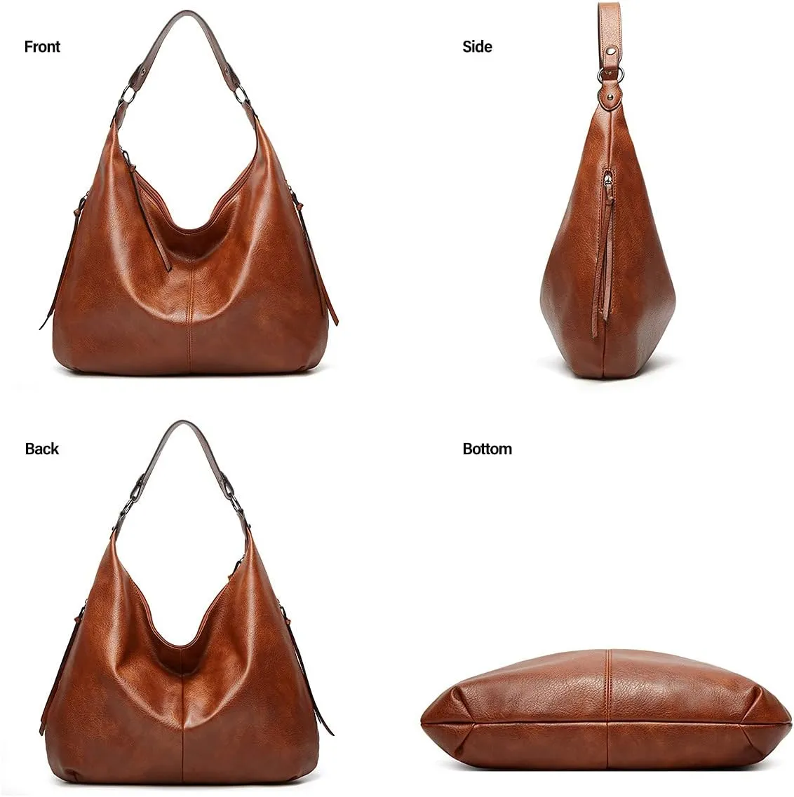 Women Handbag Leather Shoulder Bag Soft Designer Top Handle Purses