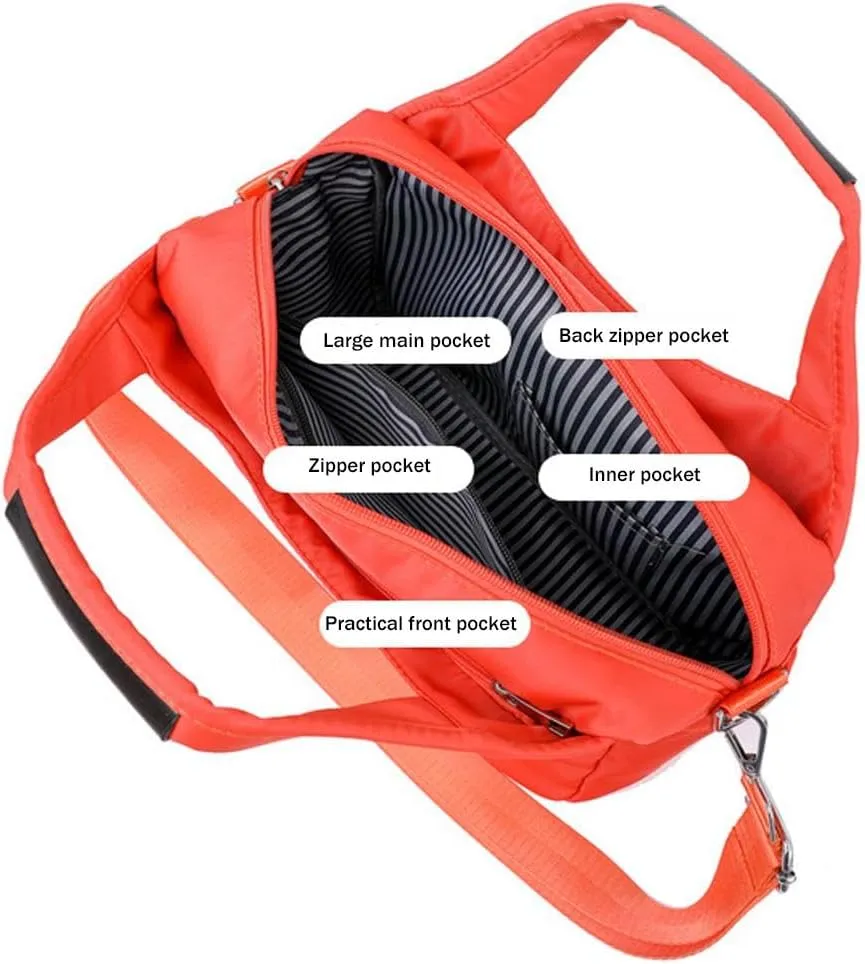Women's Anti-Theft Handbag,Fashion Crossbody Bag,Shoulder Handbags,Waterproof Oxford Cloth Handbag Crossbody for Women