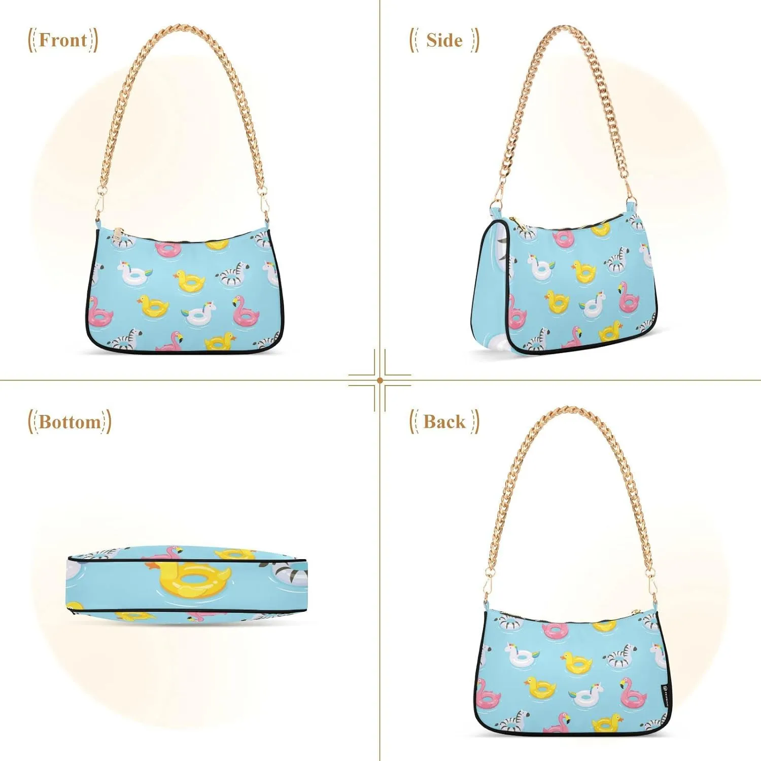 Women's Chain Bag, Shoulder Bag, Handbag Purse, Tote Bag, Fashion Underarm Bag
