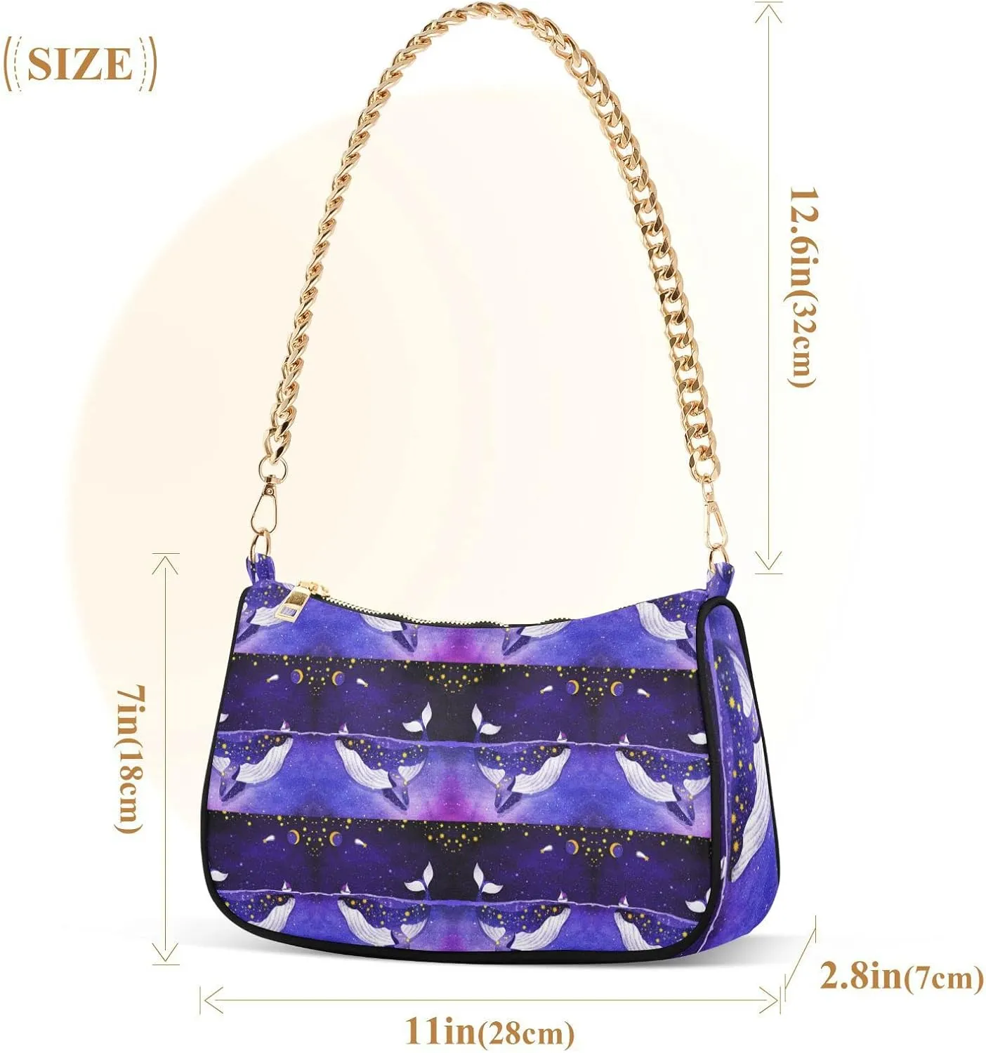 Women's Chain Bag, Shoulder Bag, Handbag Purse, Tote Bag, Fashion Underarm Bag