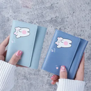Women's Comfortable Korean Short Simple Clutch Ladies Wallets