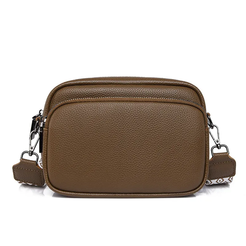 Women's Genuine Leather Trendy Fashion Top Layer Bags
