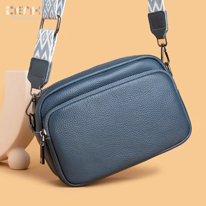 Women's Genuine Leather Trendy Fashion Top Layer Bags