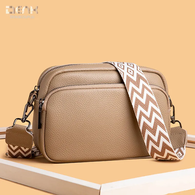 Women's Genuine Leather Trendy Fashion Top Layer Bags