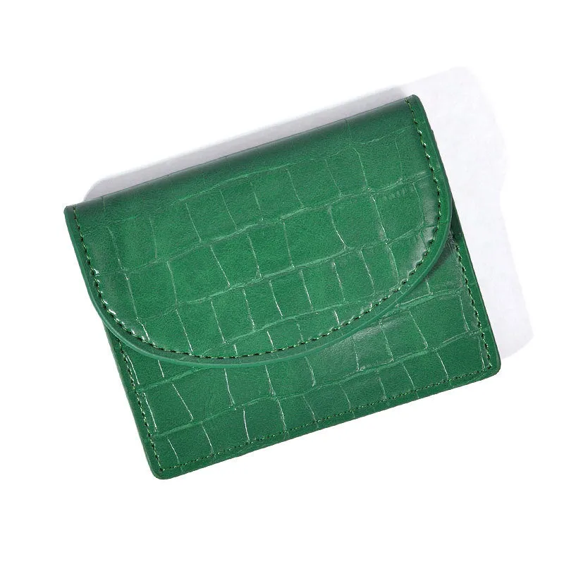 Women's Heavy Korean Style Sier Simple Cover Ladies Wallets