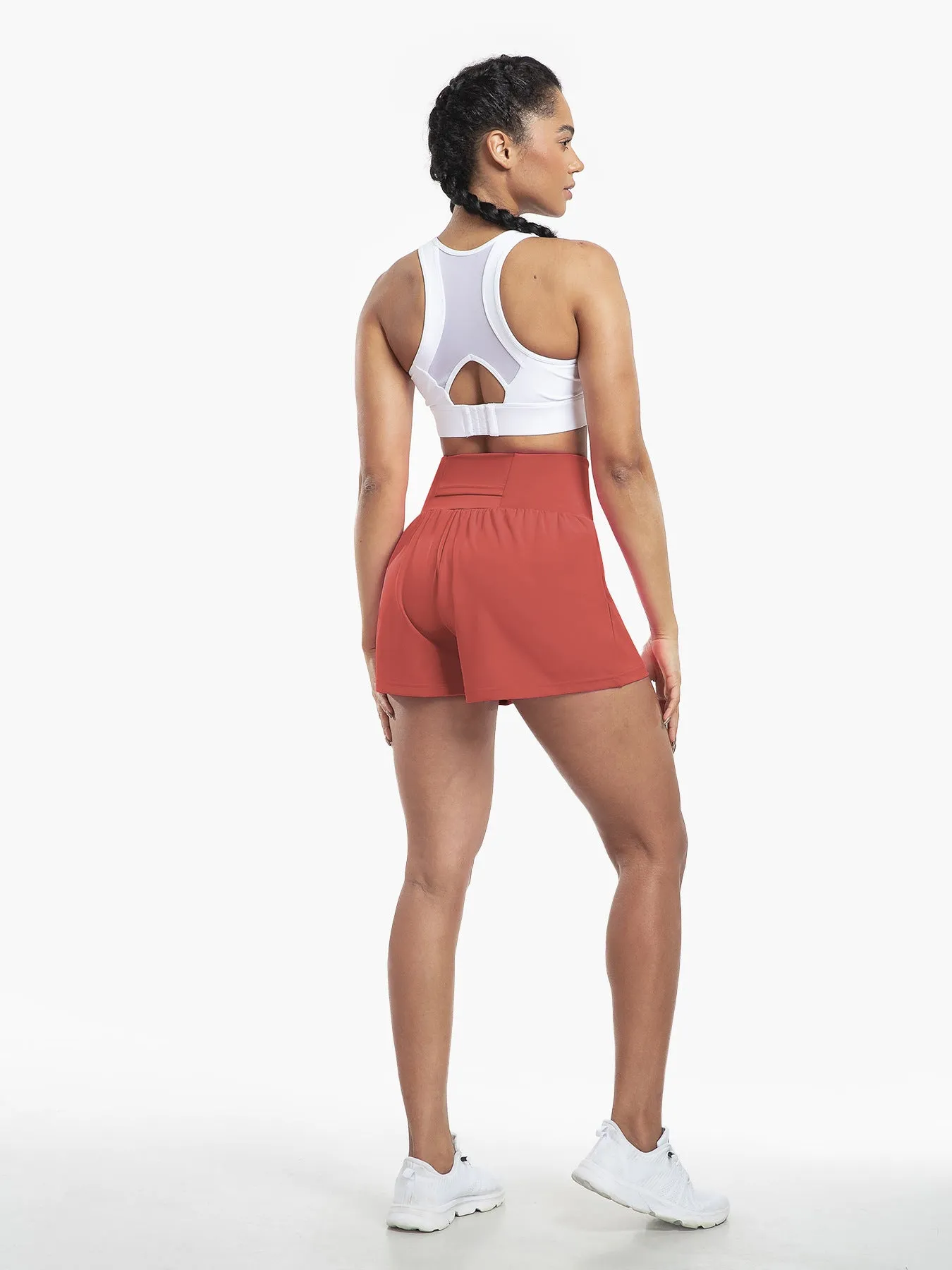 Women's High Waist Yoga Shorts - Breathable &amp; Quick Dry