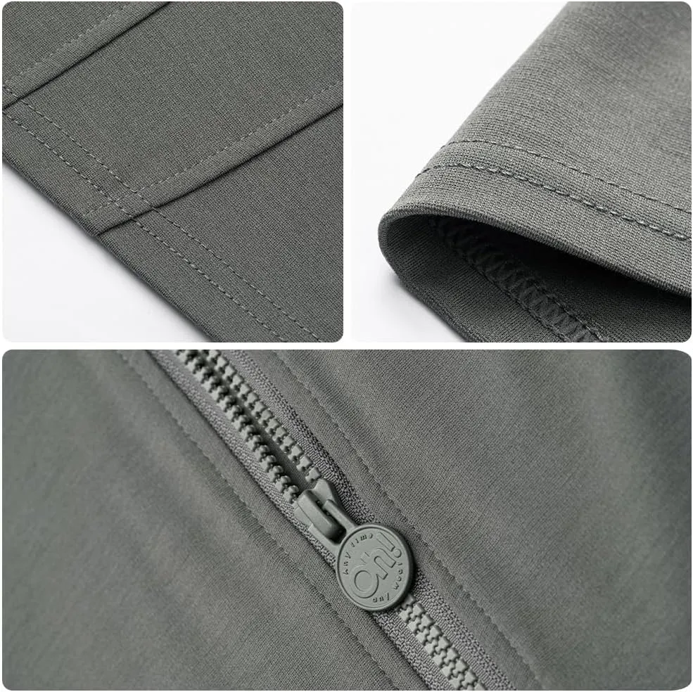 Women's Jogging Jackets UV Protection Jacket Slim Fit Sportswear High Waist Workout Coat UPF50 