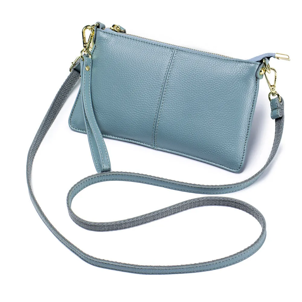 Women's Leather Female Genuine Clutch Soft Versatile Crossbody Bags