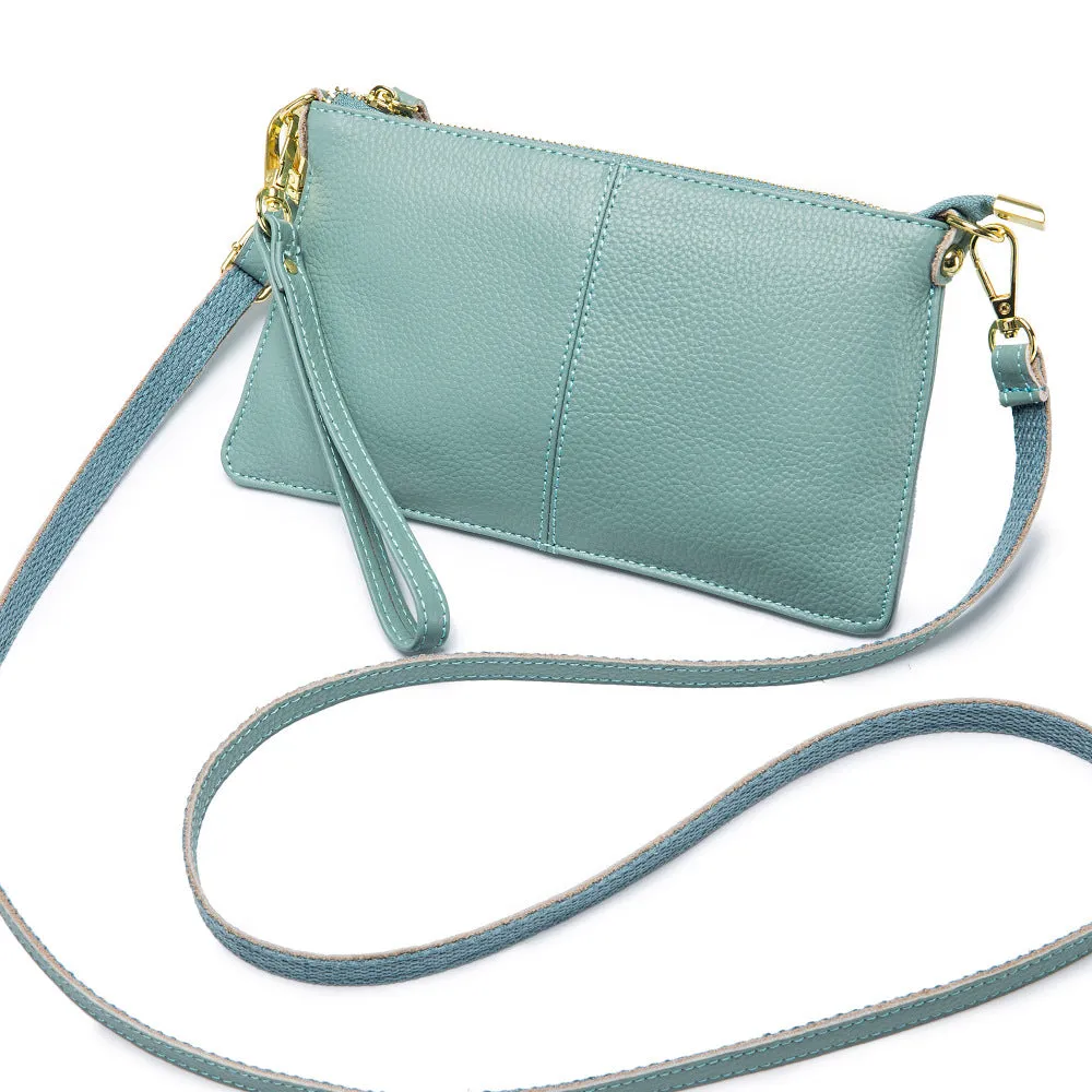 Women's Leather Female Genuine Clutch Soft Versatile Crossbody Bags