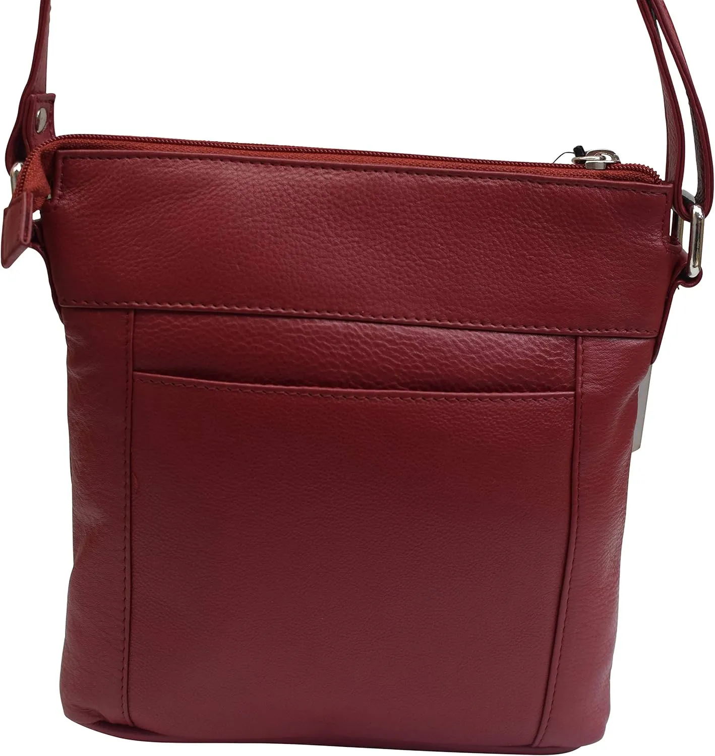 Women's Premium Genuine Leather Organizer Purse Ladies Crossbody Shoulder Bag