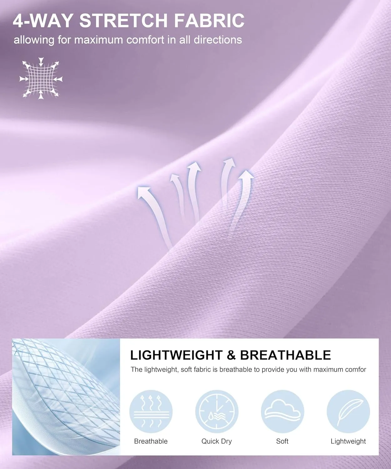 Women's Short Sleeve Workout Shirts Breathable UPF 50  Sun Protection T-Shirts Quick Dry Gym Running Hiking Tops