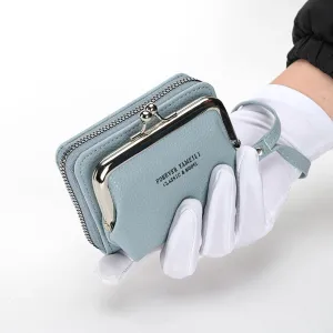 Women's Simple Short Thin Cute Niche Coin Purses