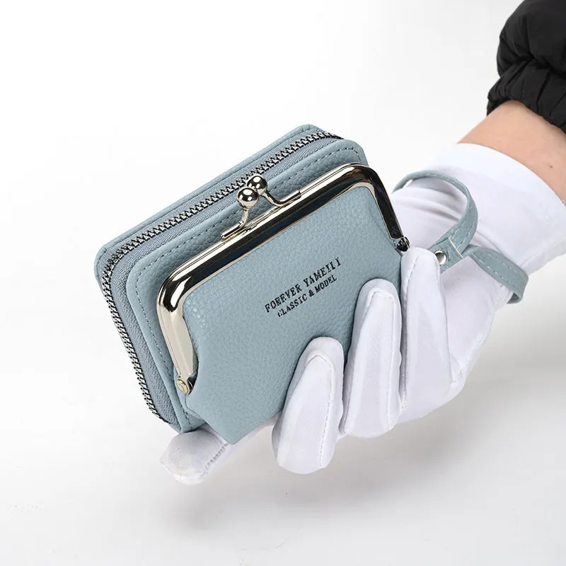 Women's Simple Short Thin Cute Niche Coin Purses