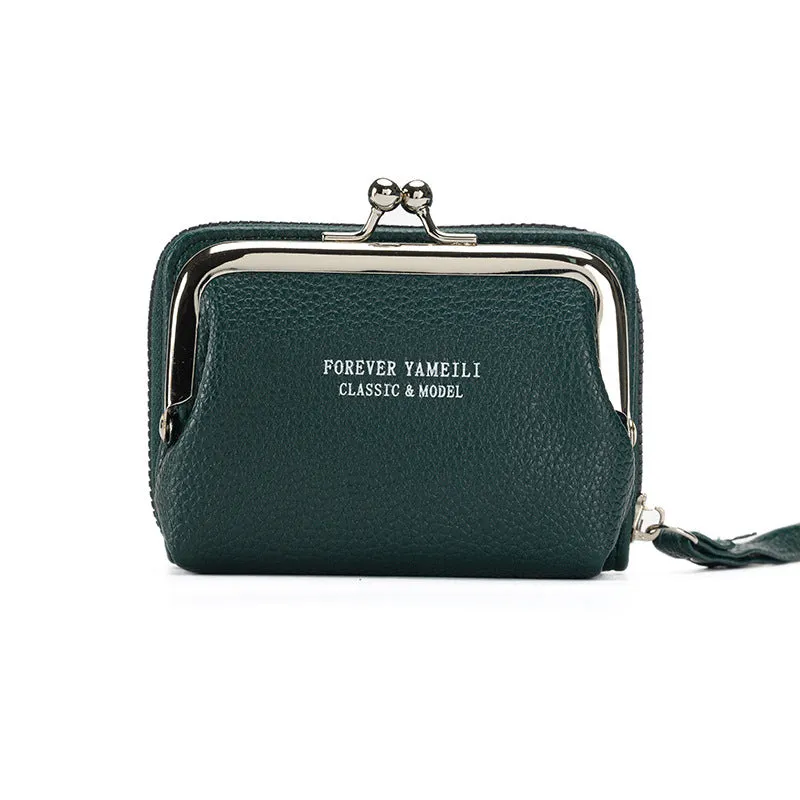 Women's Simple Short Thin Cute Niche Coin Purses