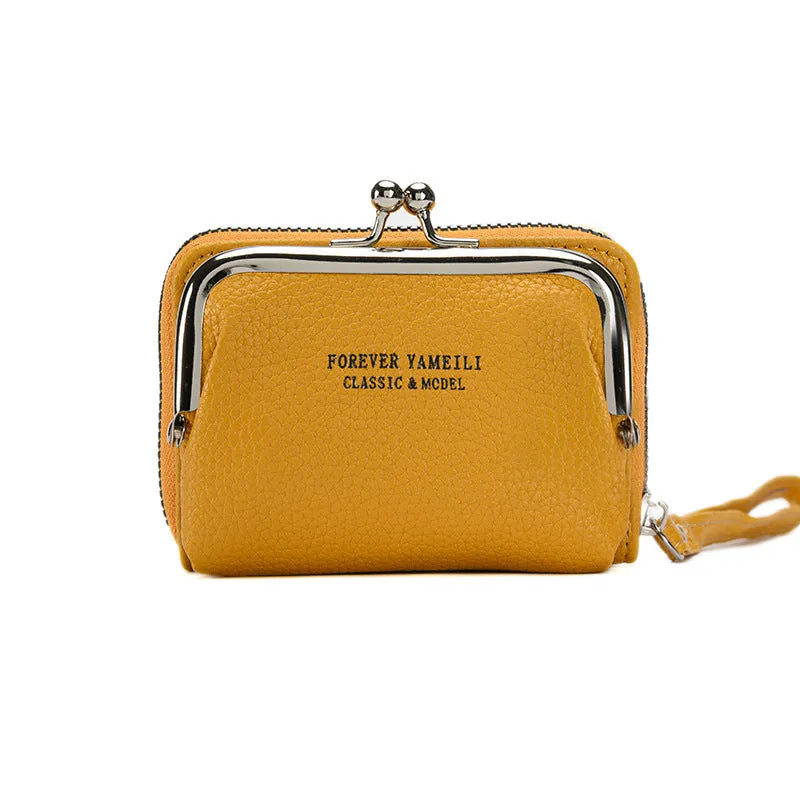 Women's Simple Short Thin Cute Niche Coin Purses