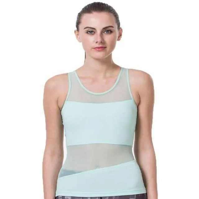 Women'S Yoga T-Shirt Yoga Woman Sleeveless Yoga Tank Tops Tights Sports Tops Fitness Shirt Women Quick Dry Running Shirts