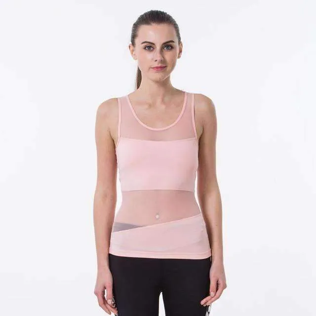 Women'S Yoga T-Shirt Yoga Woman Sleeveless Yoga Tank Tops Tights Sports Tops Fitness Shirt Women Quick Dry Running Shirts