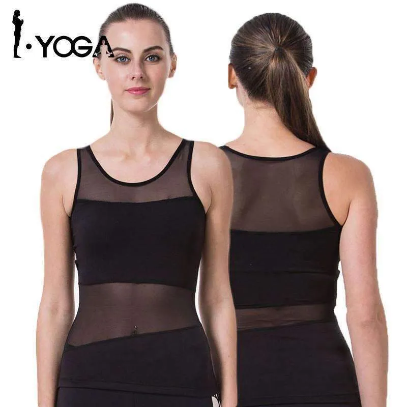 Women'S Yoga T-Shirt Yoga Woman Sleeveless Yoga Tank Tops Tights Sports Tops Fitness Shirt Women Quick Dry Running Shirts
