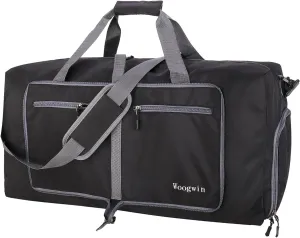 Woogwin Travel Duffel Bag Large Foldable Waterproof Overnight Bag for Beach Swim Bags Pool Sports Gym