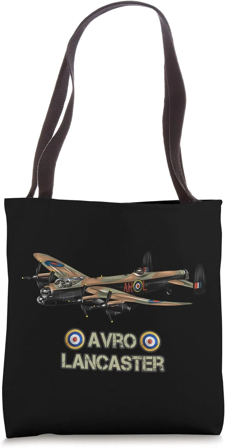 World War 2 British Aircraft AVRO Lancaster Heavy Bomber Tote Bag