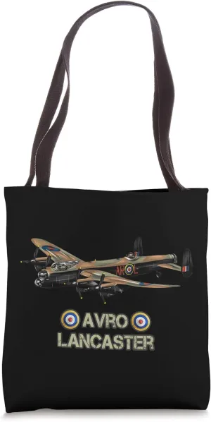 World War 2 British Aircraft AVRO Lancaster Heavy Bomber Tote Bag