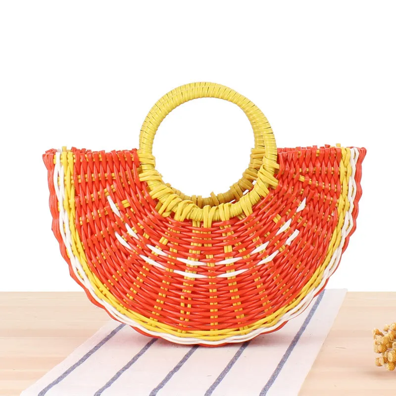 Woven Beach Straw Bag