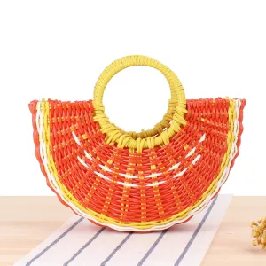 Woven Beach Straw Bag