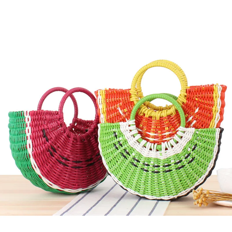 Woven Beach Straw Bag
