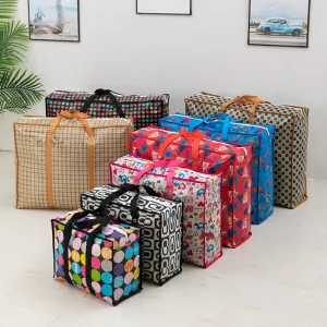 Woven Large Capacity Coated Size Moving Travel Bags