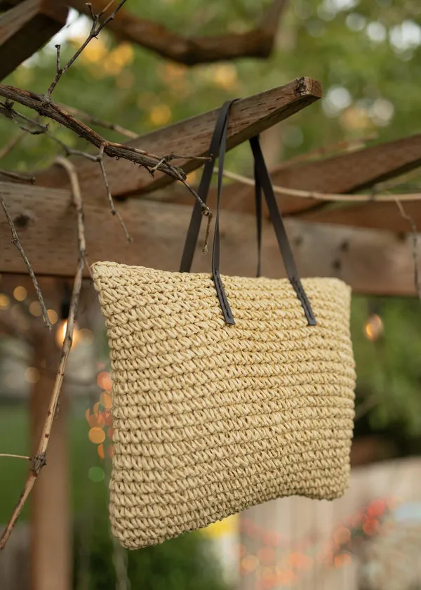 Woven Large Capacity Tote Bag