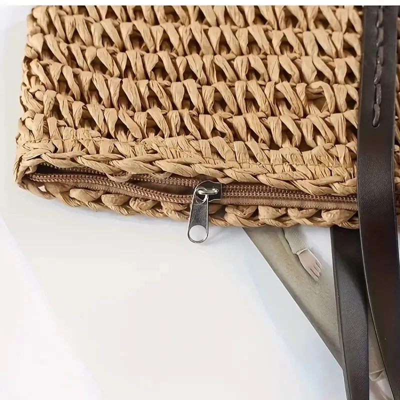 Woven Large Capacity Tote Bag