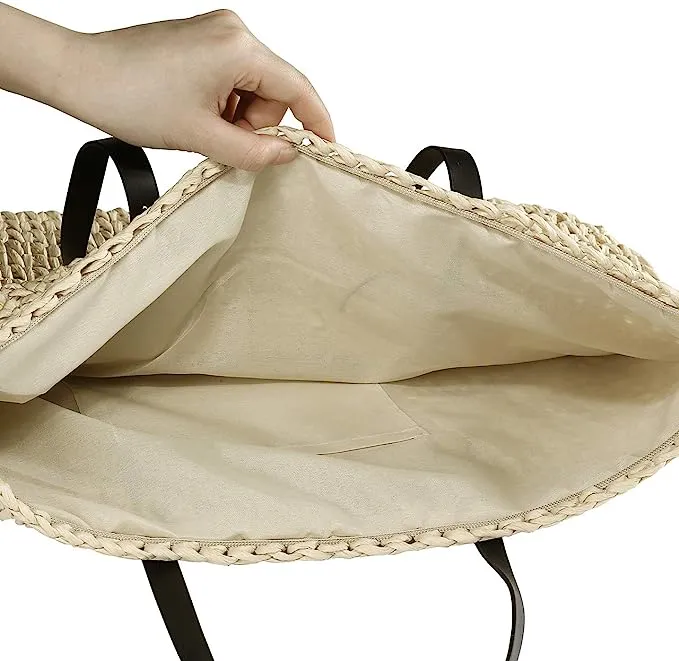 Woven Large Capacity Tote Bag