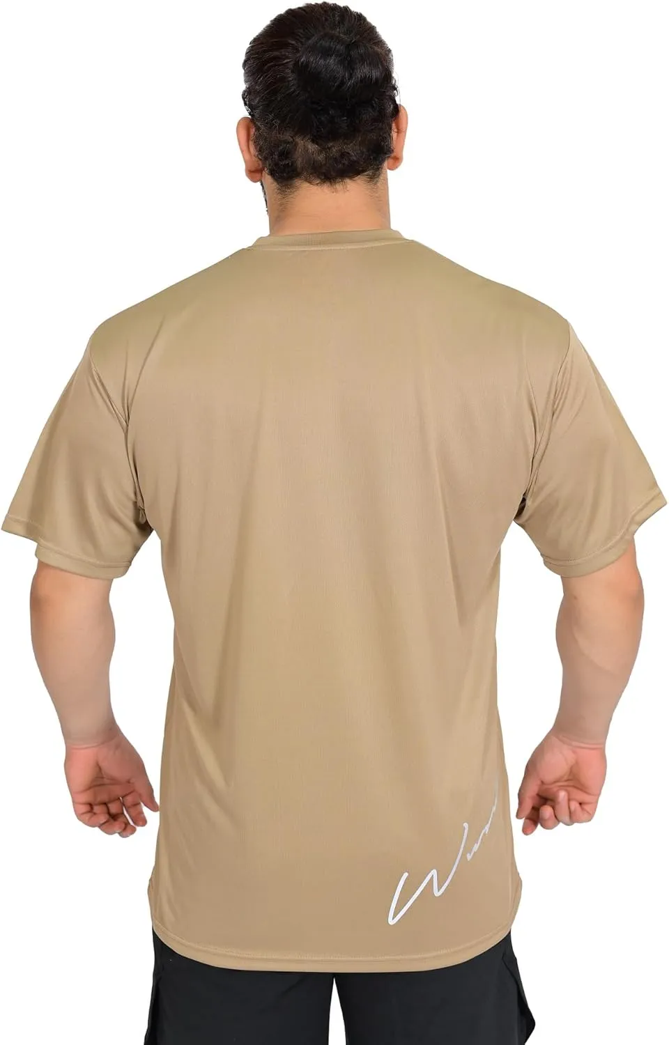 WUSUT Men's Workout Shirt - Quick-Dry, Moisture-Wicking Fitness T-Shirt, Breathable Activewear for Gym, Sports & Exercise