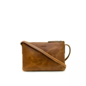 Zemp Harlem Sling Cross Body Bag | Waxy Tan