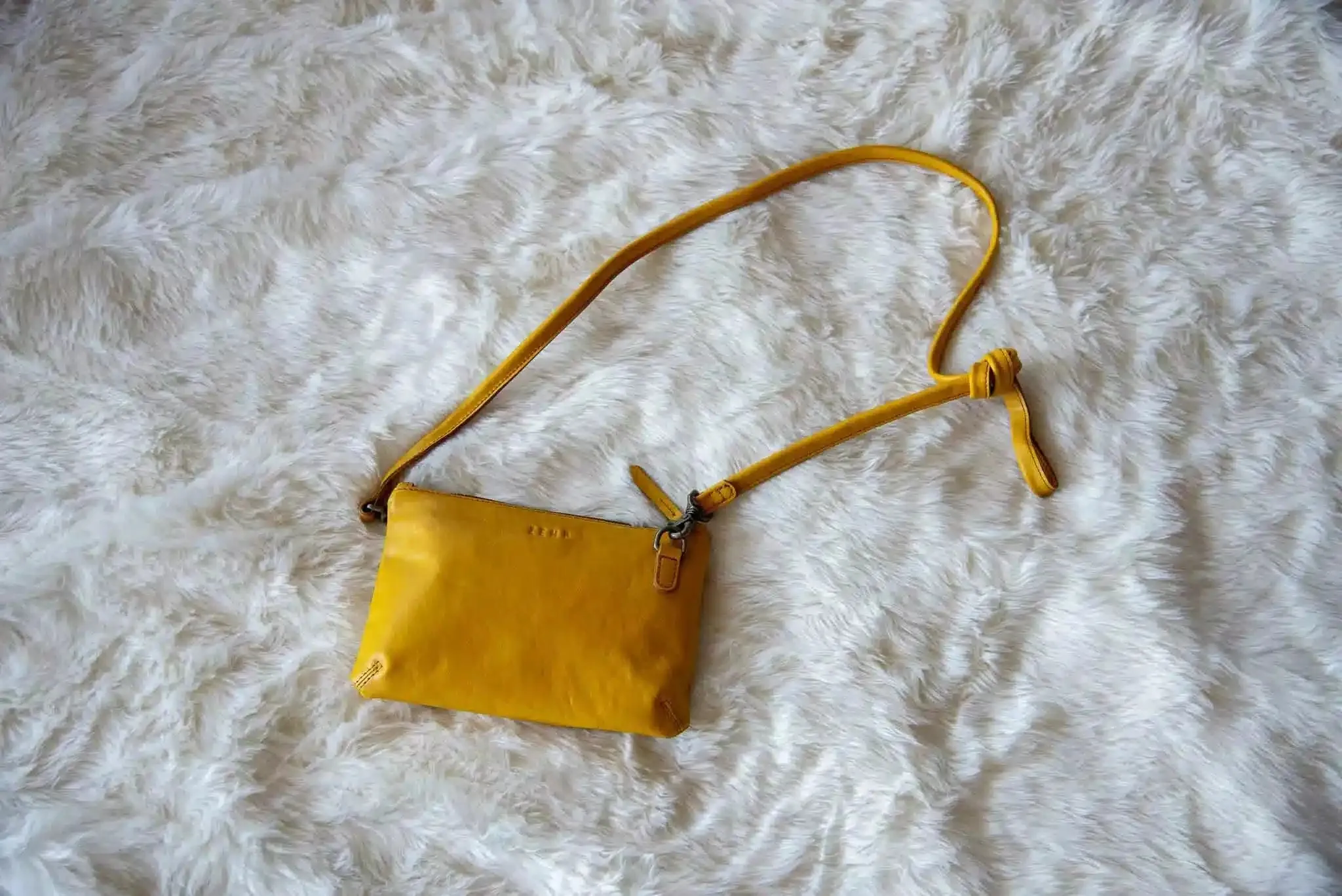 Zemp Harlem Sling Cross Body Bag | Waxy Tan