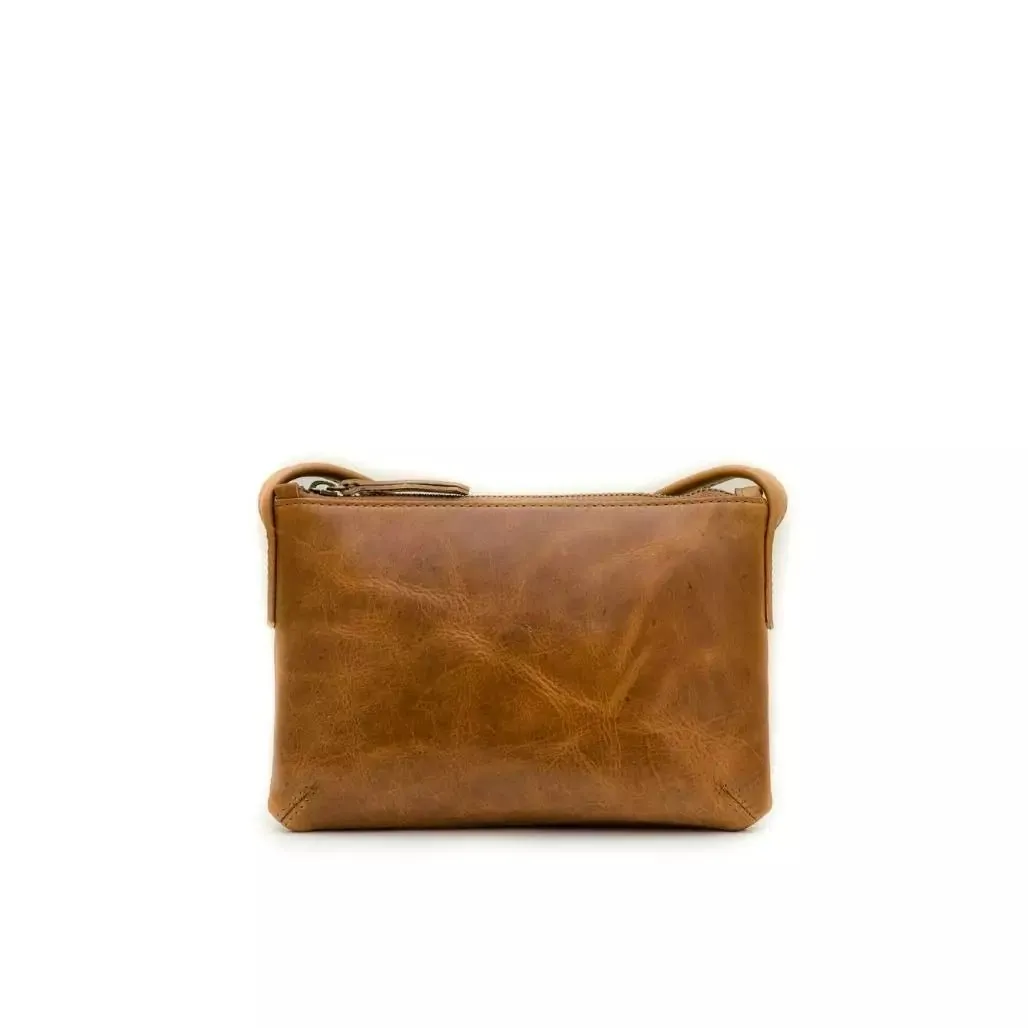 Zemp Harlem Sling Cross Body Bag | Waxy Tan