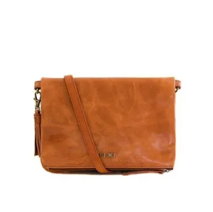 Zemp Kuala Lumpur Small Cross Body Bag | Chestnut