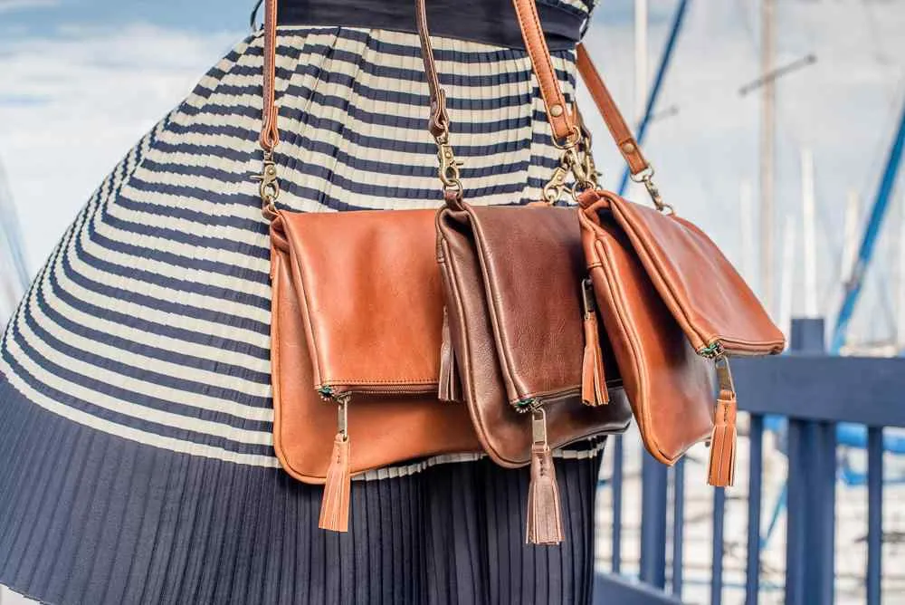 Zemp Kuala Lumpur Small Cross Body Bag | Chestnut